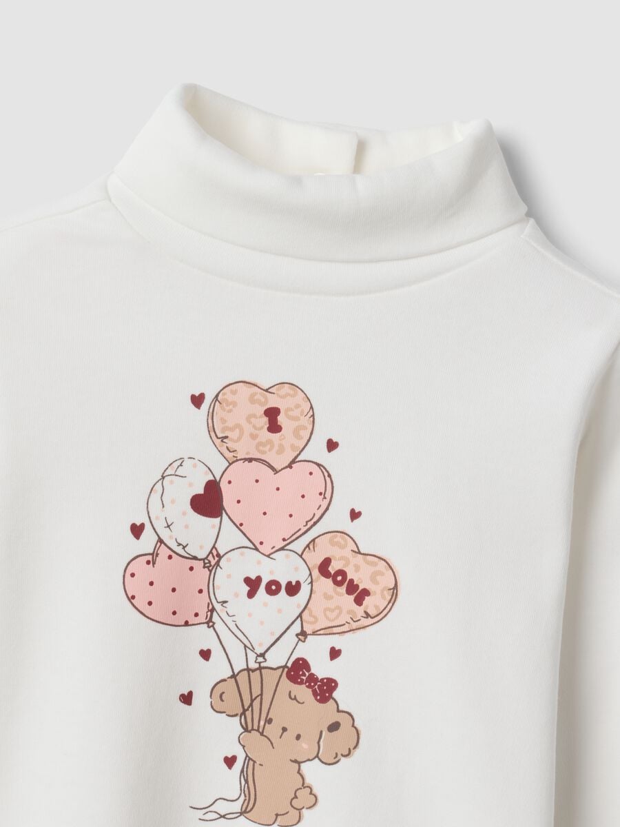 White pure organic cotton crew-neck T-shirt_3