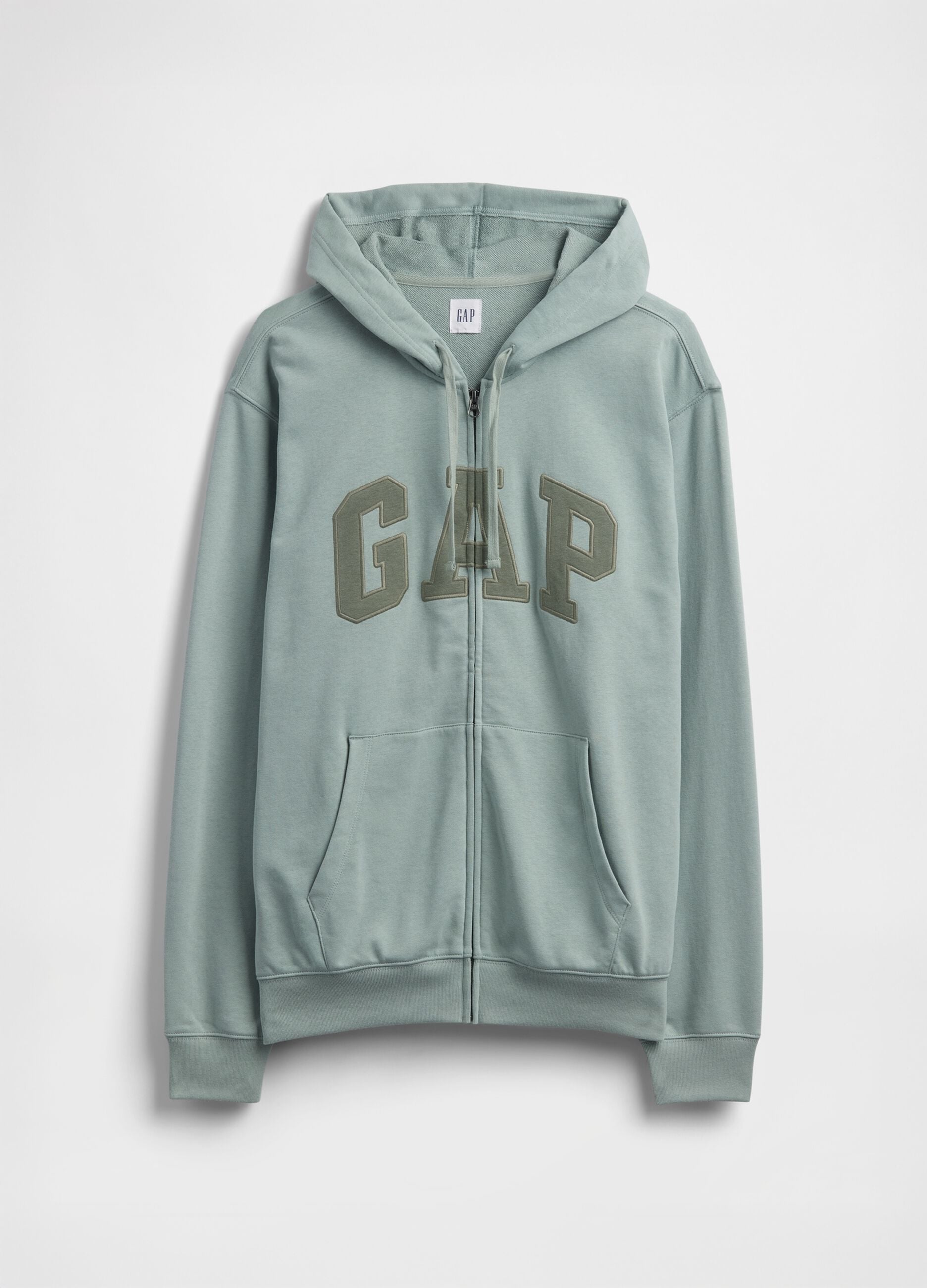 Cotton blend logo hoodie