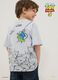 Grey pure cotton Toy Story graphic T-shirt for boys_0