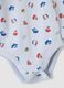 2-pack multicolour organic cotton bodysuits with crew neck and Batman print_2