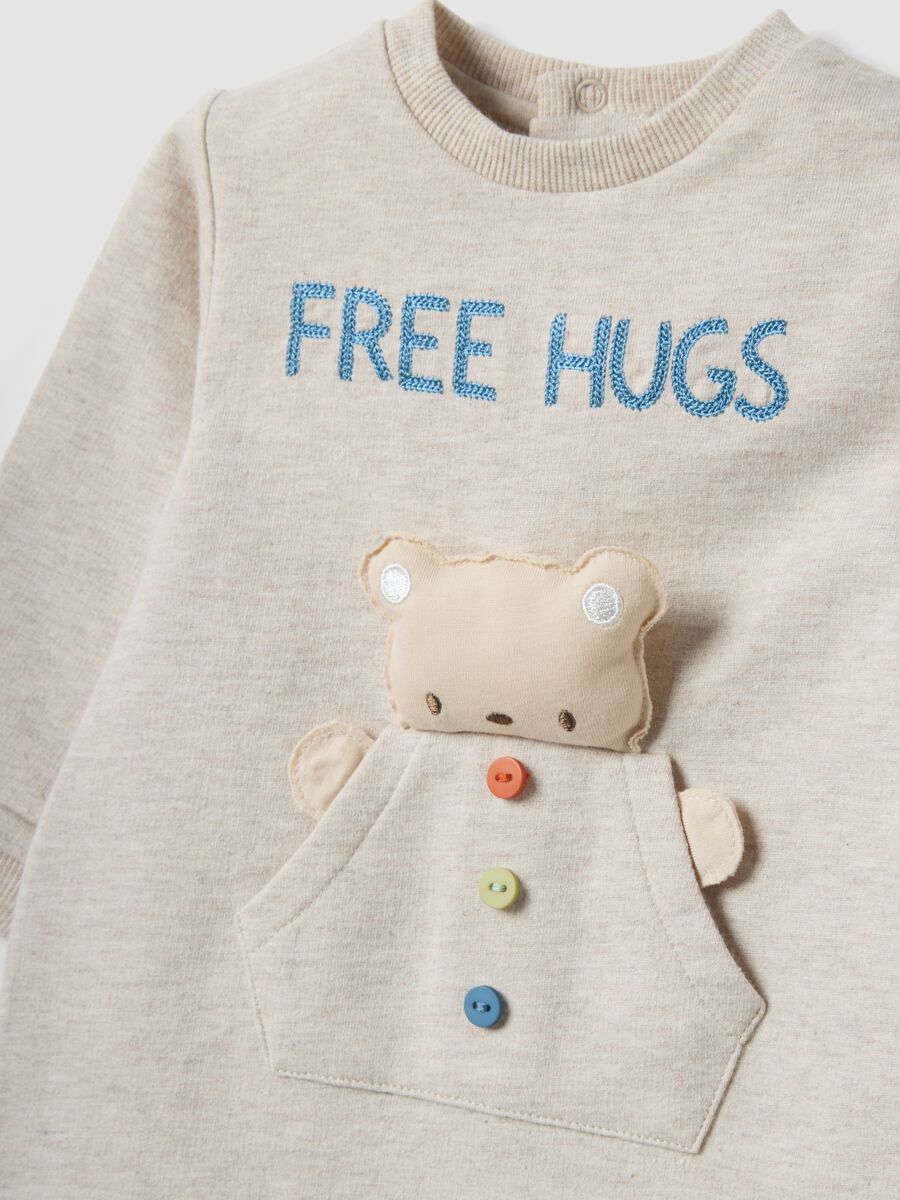 Organic Cotton Beige Baby Suit_2