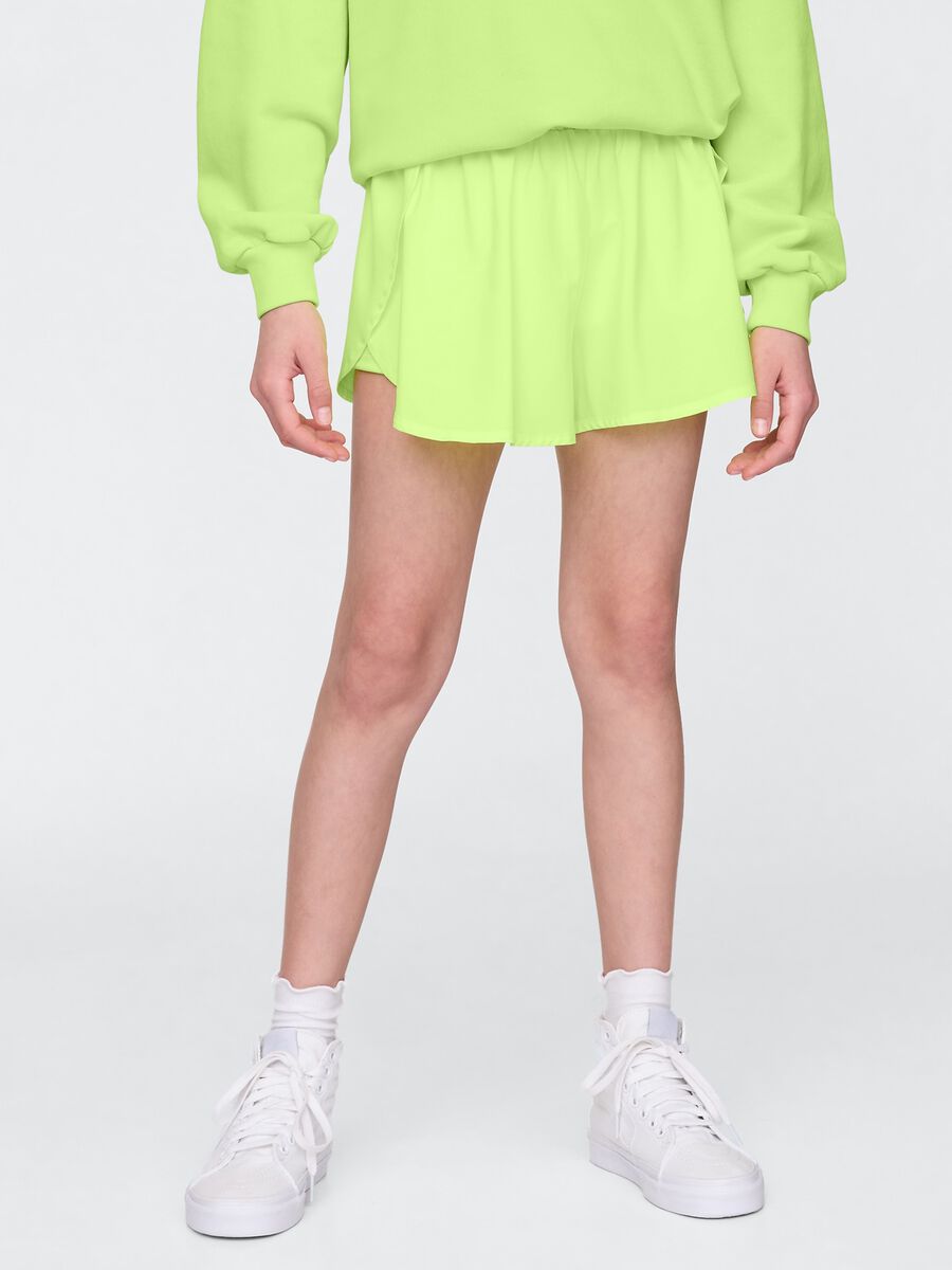 Pantaloncini in tessuto elasticizzato_1