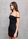 Black Asymmetrical Mini Dress_2