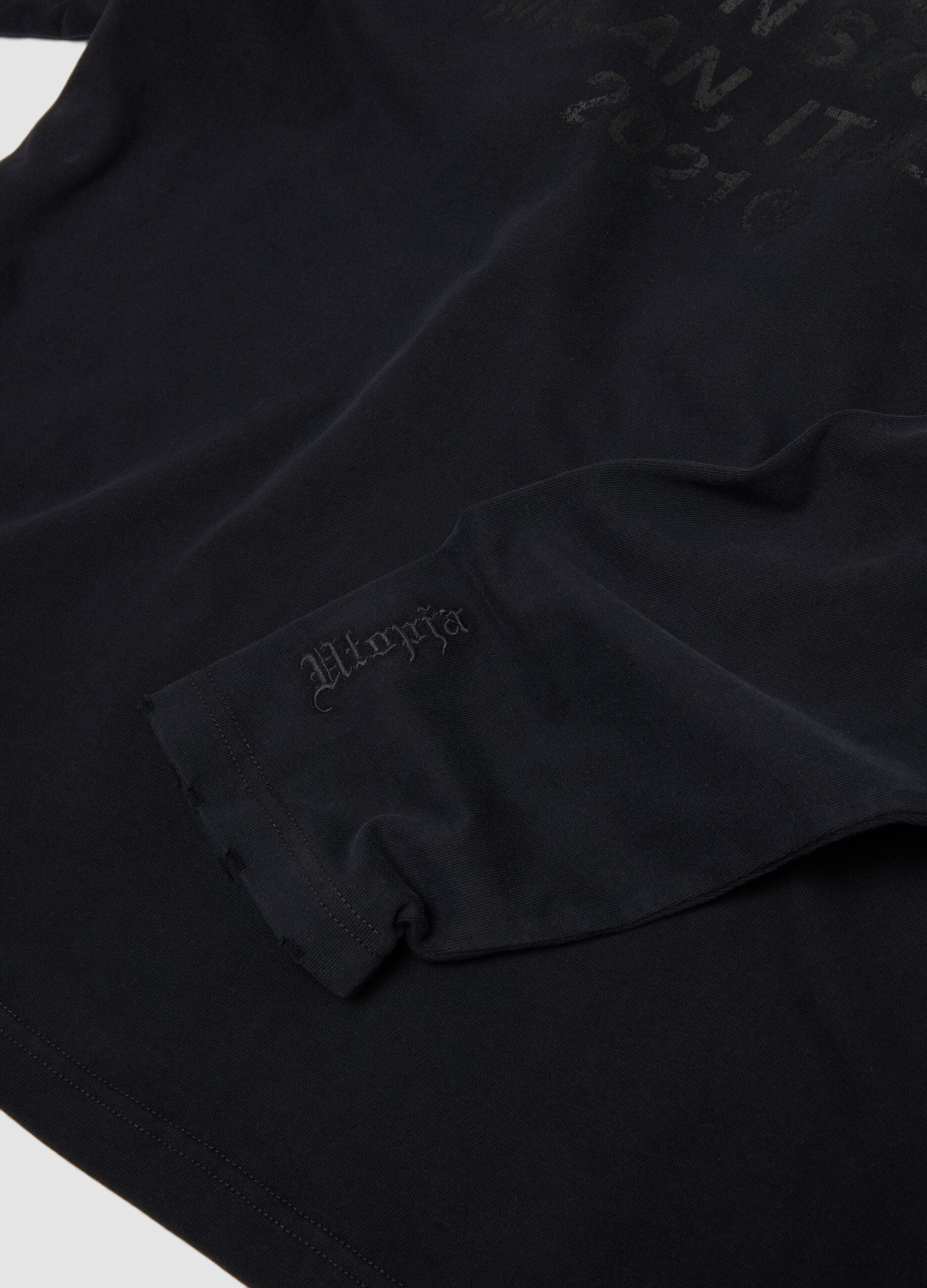 Double Longsleeve Sunfaded Black
