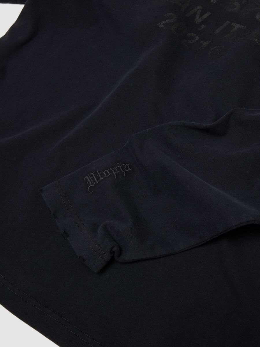 Double Longsleeve Sunfaded Black_3