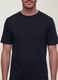 The Iconic Tee blue pure cotton short-sleeve relaxed fit T-shirt_1