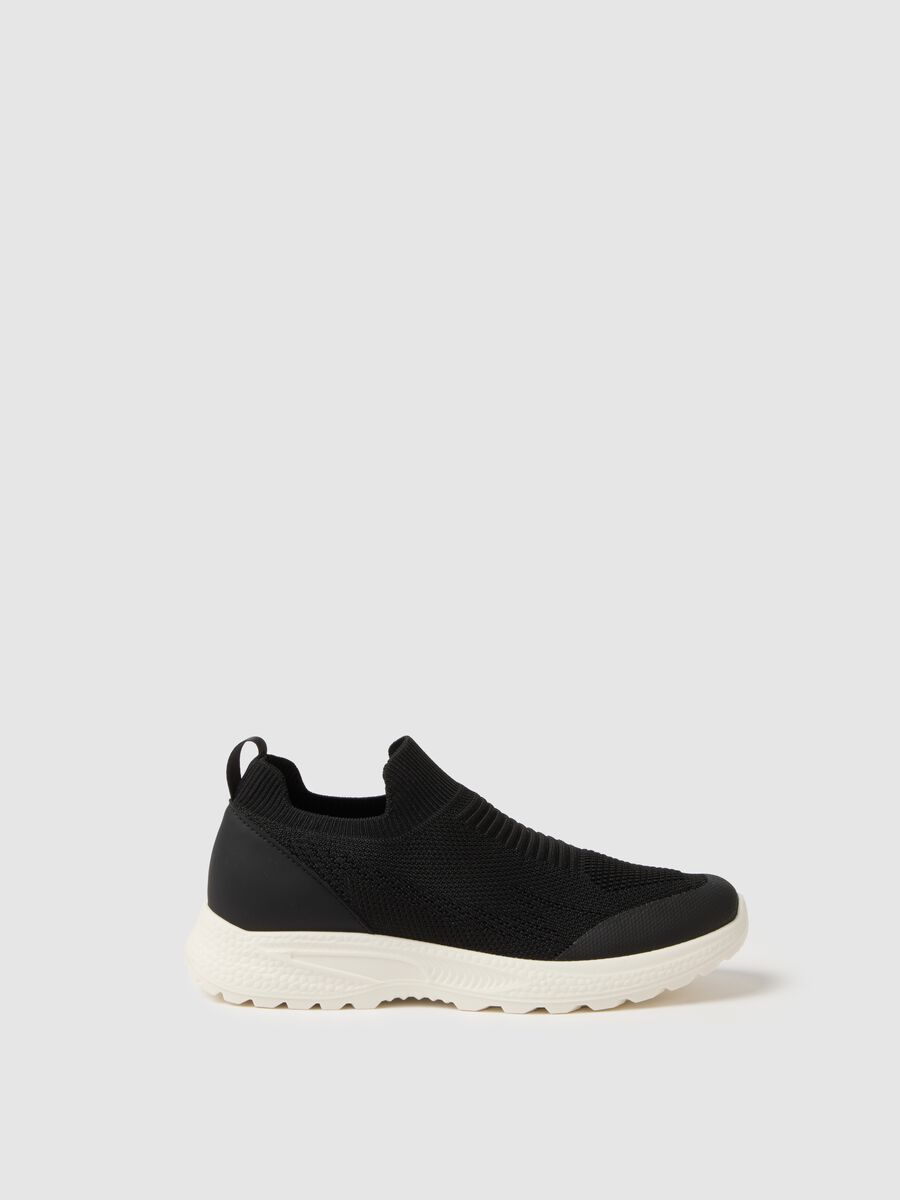 Sneakers nere regular fit con suola robusta bianca_0
