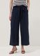 Blue palazzo trousers in a viscose blend, regular fit_1