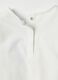 White stretch cotton regular fit girl's T-shirt with heart_3