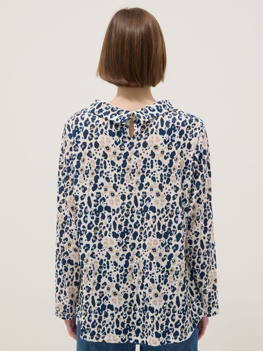 Multicolour long-sleeve regular fit shirt with pattern_3