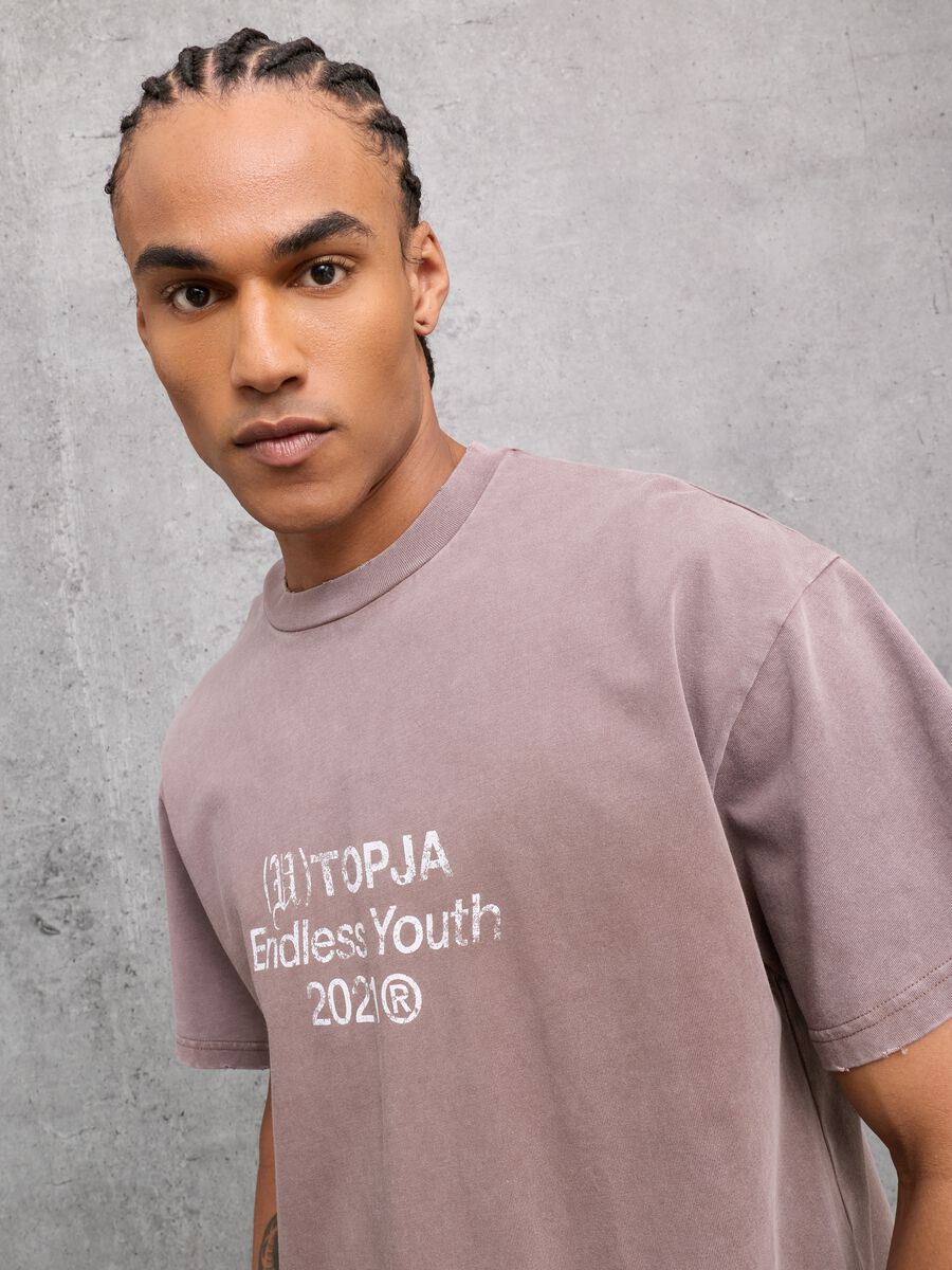 Sunfaded Oversized T-shirt &ndash; Mocha_2