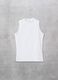 Mock Neck Tank Top White_5