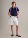 Blue organic cotton regular-fit polo shirt_1