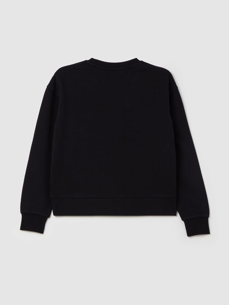 French terry sweatshirt with graffiti print_4