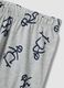 Grey organic cotton-blend pyjamas with all-over print for boys_3