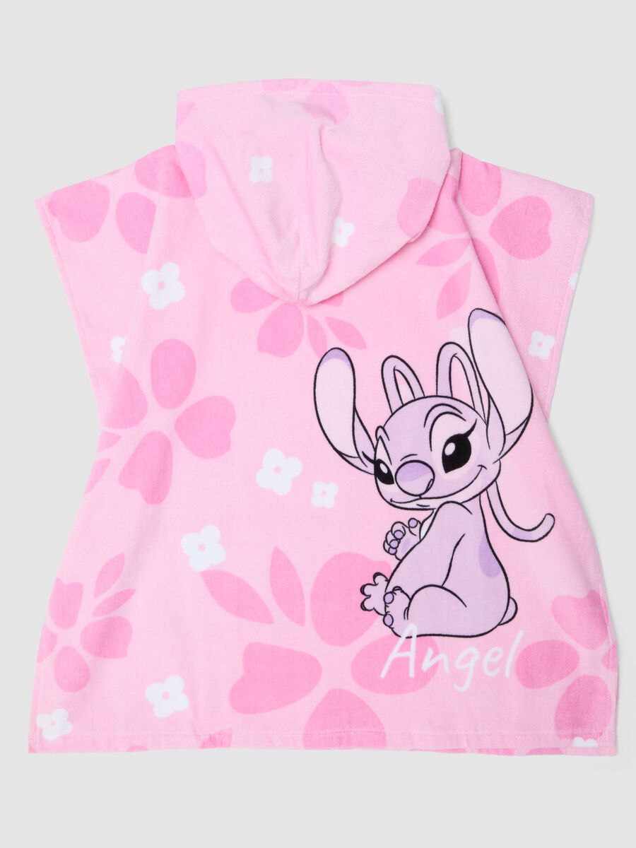 Pink 100% cotton poncho_1