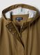 Brown rain jacket with hood, zip and snap buttons, regular fit_5