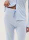 Pure Viscose Multicolour Check Pyjama Regular Fit with V-Neck_3