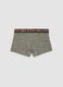Grey stretch organic cotton boxer shorts with sporty print_1