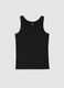 Black Supima cotton vest top, regular fit_4