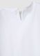 Sleeveless white pure cotton girl's t-shirt regular fit_3