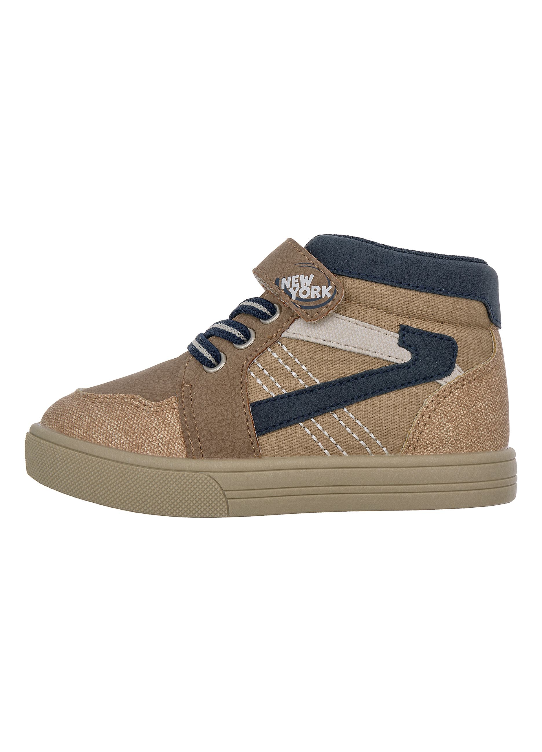 Chicco brown high-top trainers