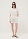 White linen and viscose blend blouse, regular fit_1