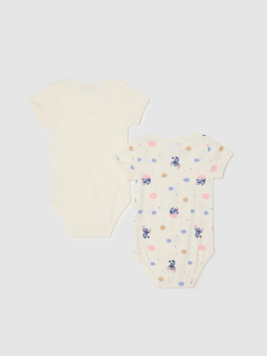 Bipack body beige da neonata in puro cotone con stampe_1
