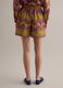 Multicolour pure cotton shorts with openwork embroidery, regular fit_2