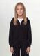 Black organic cotton hooded sweatshirt_0
