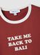 Red regular-fit stretch cotton T-shirt with print_5