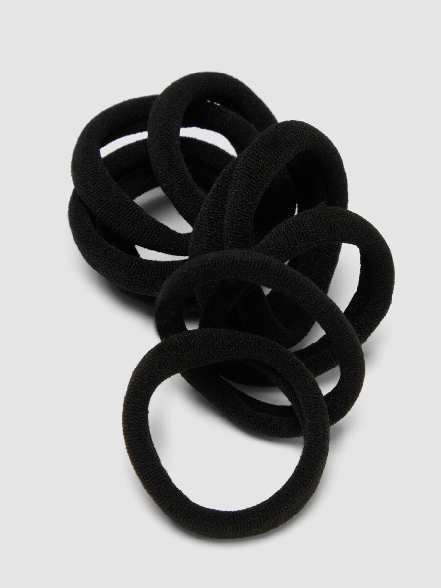SINCERELY HAIR Seamless Hair Ties, 10 Pack, Black_2