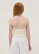 White cotton-blend knitted top_2