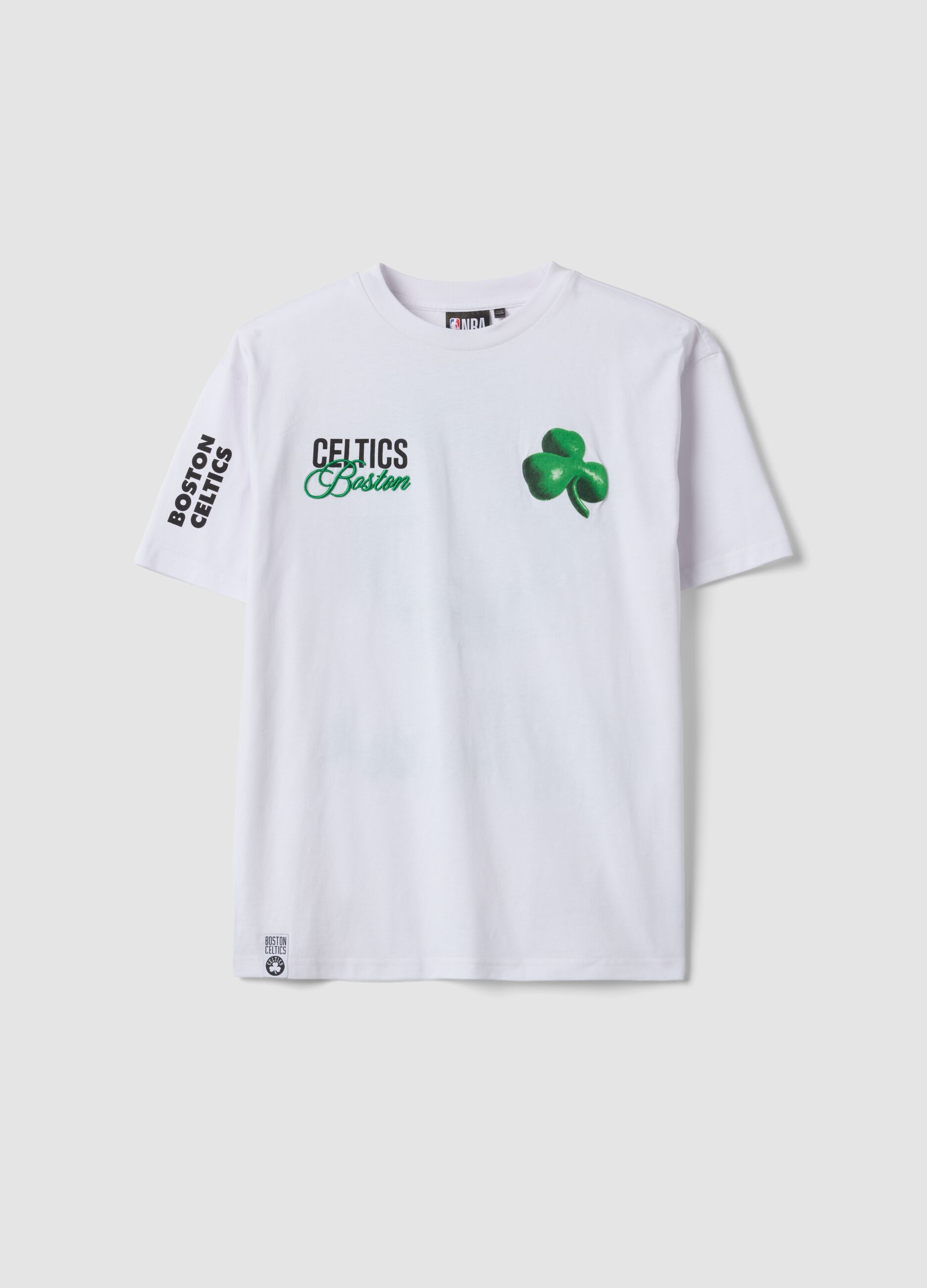 White pure cotton short-sleeve T-shirt