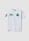 White pure cotton short-sleeve T-shirt_3