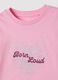 Pink crew-neck T-shirt in 100% organic cotton_2