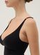 Black non-padded bra with adjustable straps_3