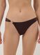 Brown stretch bikini bottoms with ring detail_1