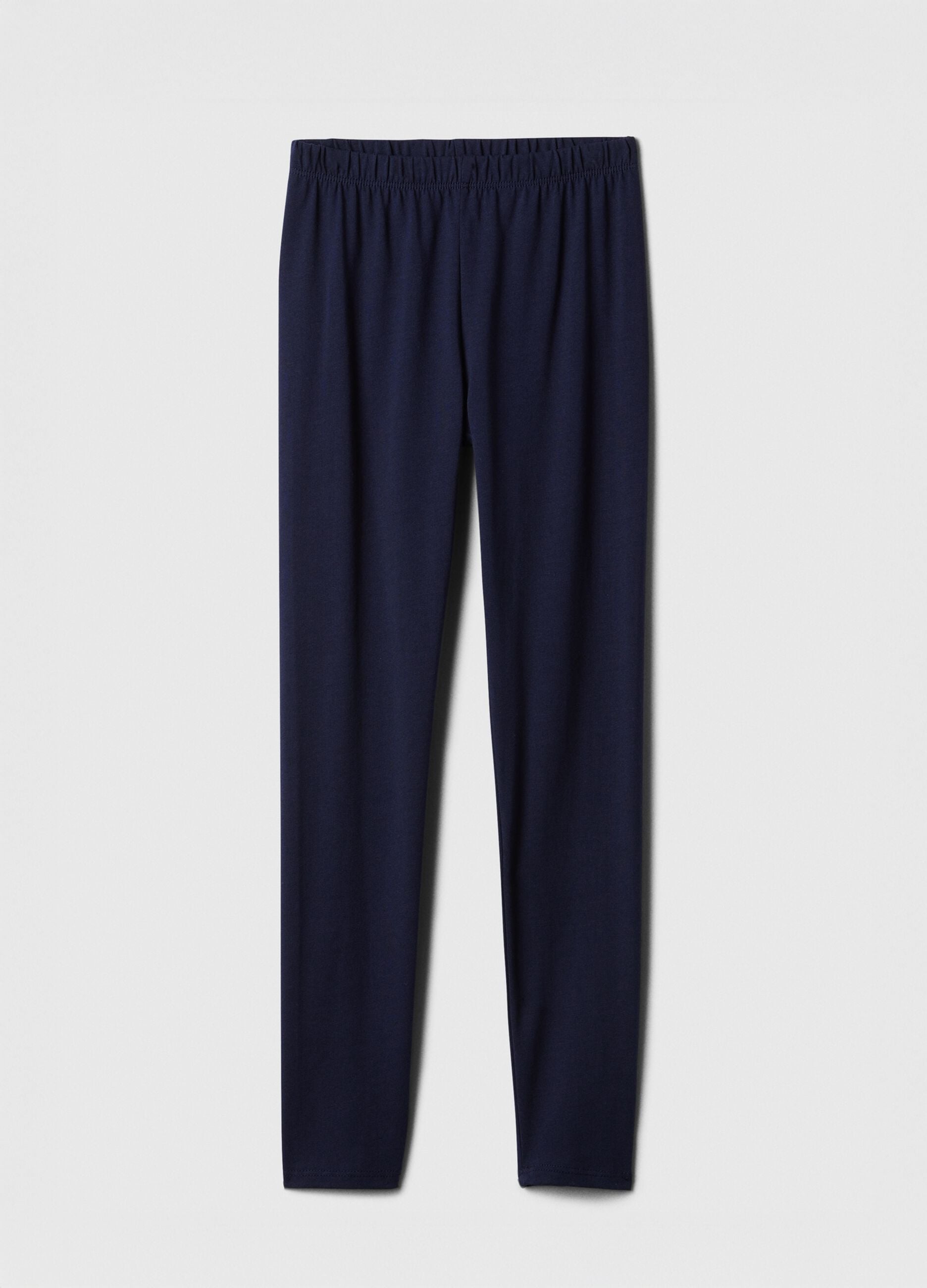 Girls' Stretchy Blue Leggings