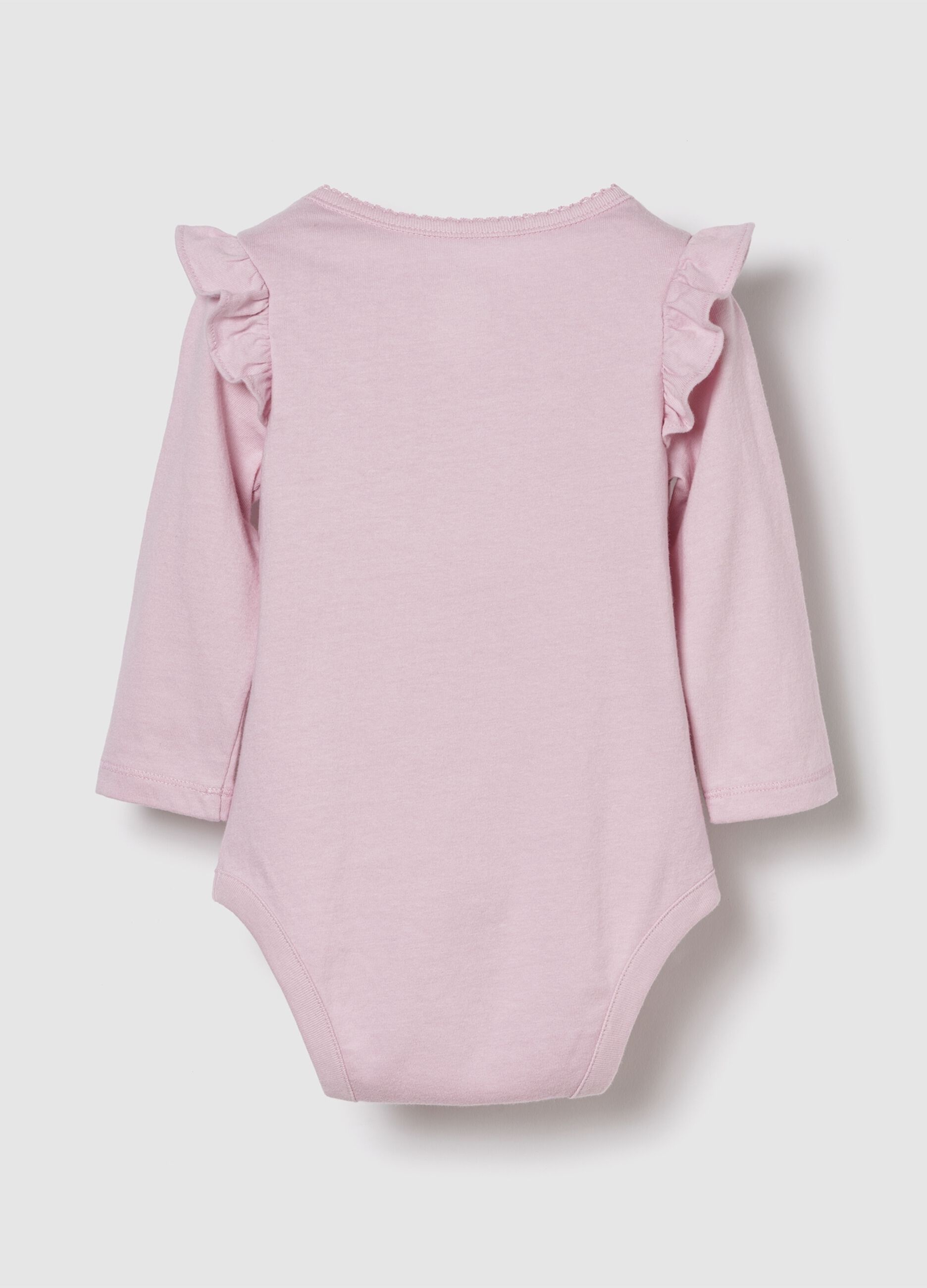Pink Cotton Bodysuit for Baby