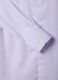 White striped pure cotton shirt with French collar, slim fit, non-iron_2