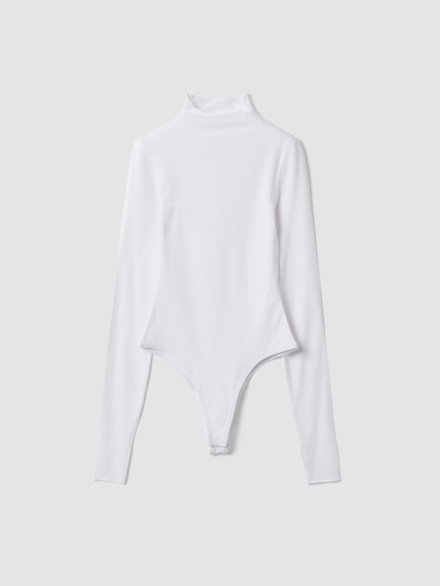 Mock-Neck Body White_0