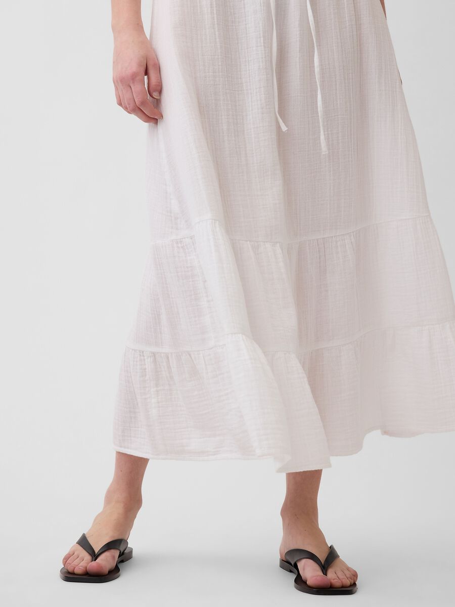 Long skirt in pure cotton_1