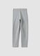 Girls&rsquo; grey skinny leggings in stretch organic cotton_0