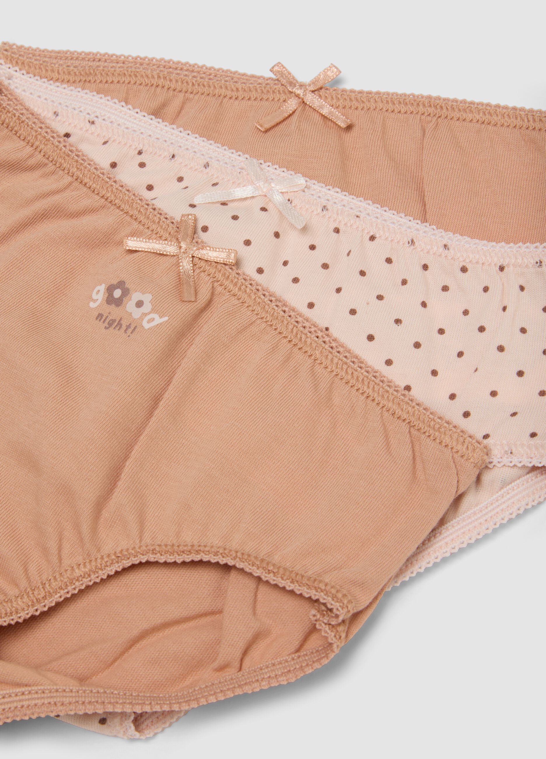 7-pack of multicolour organic cotton briefs for baby girls and toddlers