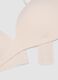 Pink padded triangle bra in stretch fabric_5
