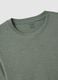 Green long-sleeved T-shirt in pure cotton with regular fit_5