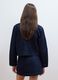 Blue cropped pure cotton denim jacket, regular fit_3