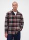 Multicolour Long Sleeve Shirt in Pure Cotton_0