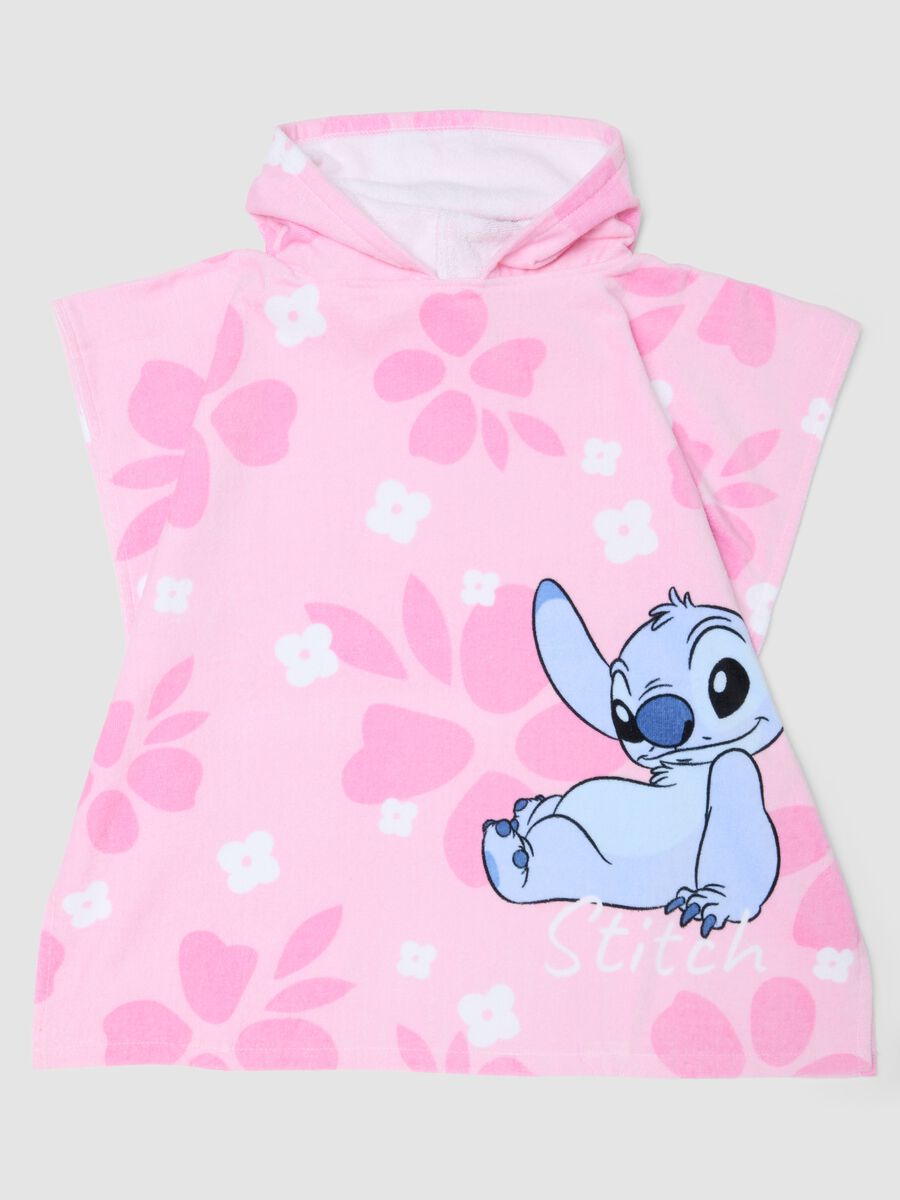Pink 100% cotton poncho_0